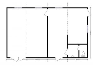 планировка модульного дома